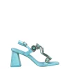 Sandali donna “Menbur” 25121 Collezione Primavera/Estate 2025 – Azzurro/Rosa/Pesca