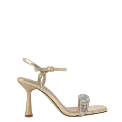 Sandali donna “Menbur” 23796/800 Collezione Primavera/Estate 2025 – Bianco/Oro/Argento
