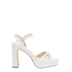 Sandali donna “Menbur” 23817 Collezione Primavera/Estate 2025 stampa cocco – Bianco