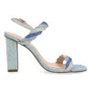 Sandali donna “Menbur” 23950 Collezione Primavera /Estate 2025 – Argento/Oro/Blu