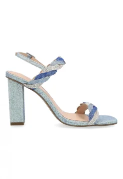 Sandali donna “Menbur” 23950 Collezione Primavera /Estate 2025 – Argento/Oro/Blu