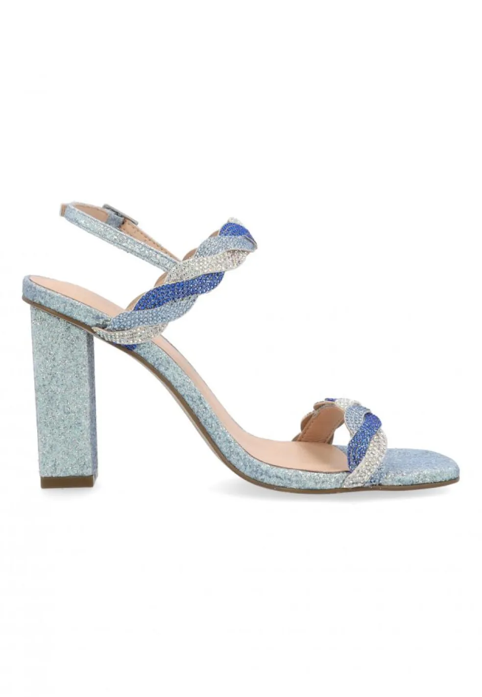 Sandali donna “Menbur” 23950 Collezione Primavera /Estate 2025 – Argento/Oro/Blu