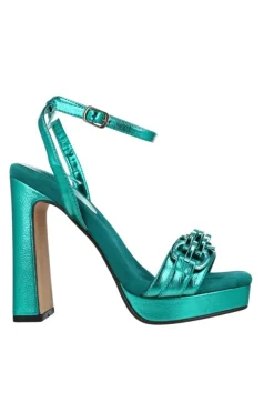 Sandali donna “Menbur” 23937 Collezione Primavera/Estate 2025 – Fucsia/Verde