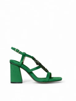 Sandali donna “Menbur” 24034 Collezione Primavera/Estate 2025 – Fucsia/Verde
