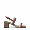 Sandali donna “Menbur” 24004 Collezione Primavera/Estate 2025 – blu multi/Rosso multi/Nude multi