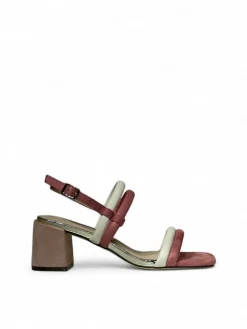 Sandali donna “Menbur” 24004 Collezione Primavera/Estate 2025 – blu multi/Rosso multi/Nude multi