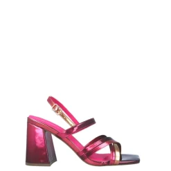 Sandali donna “Menbur” 24761 Collezione Primavera/Estate 2025 – Fucsia e Oro/Oro e Argento