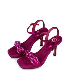 Sandali donna “Menbur” 24026 Collezione Primavera/Estate 2025 – Verde/Fucsia