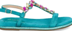 Sandali donna “Menbur” 24135 Collezione Primavera /Estate 2025 – Turchese/Nude/Fucsia