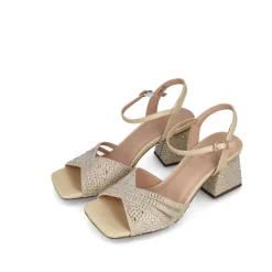 Sandali donna “Menbur” 23870 Collezione Primavera/Estate 2025 – Giallo paglierino