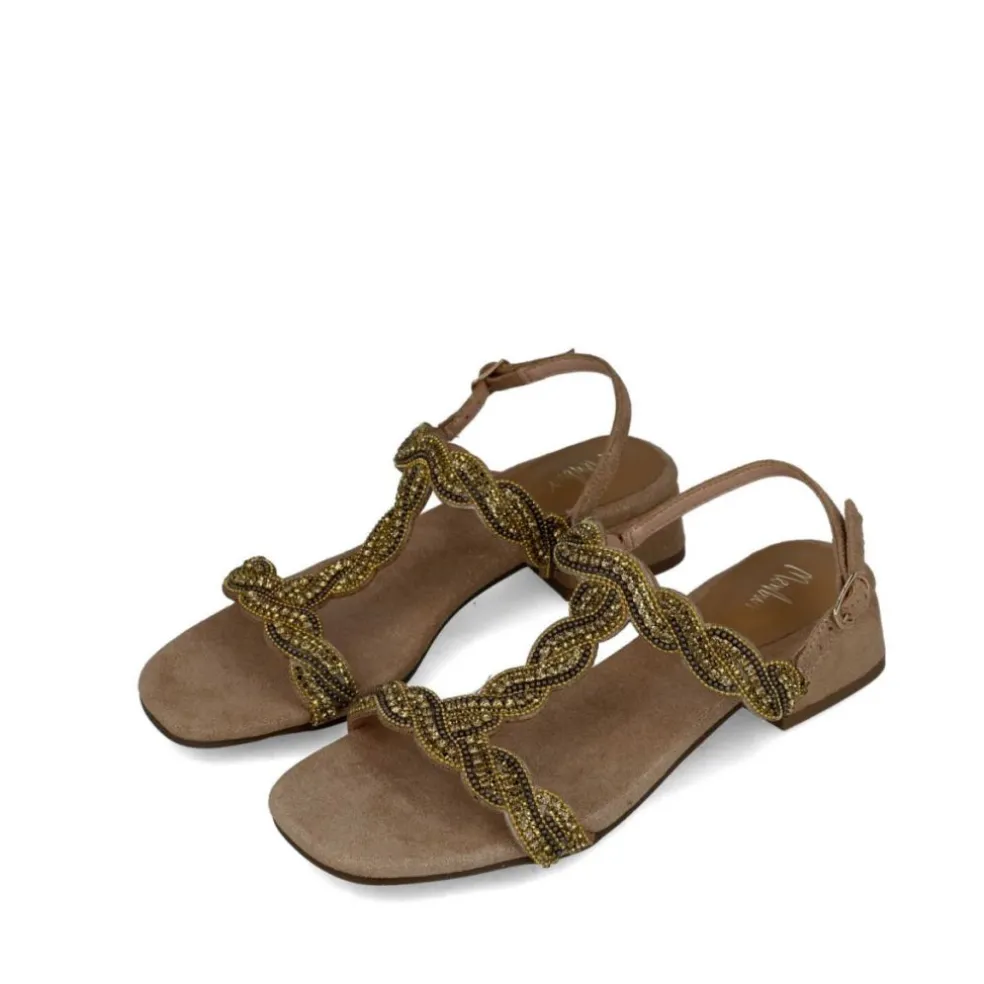 Sandali donna “Menbur” 23060 Collezione Primavera/Estate 2025 – Oro