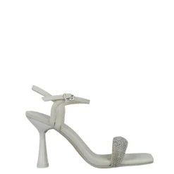 Sandali donna “Menbur” 23796/800 Collezione Primavera/Estate 2025 – Bianco/Oro/Argento