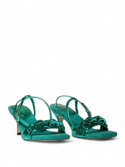 Sandali donna “Menbur” 23980 Collezione Primavera/Estate 2025 – Verde/Fucsia