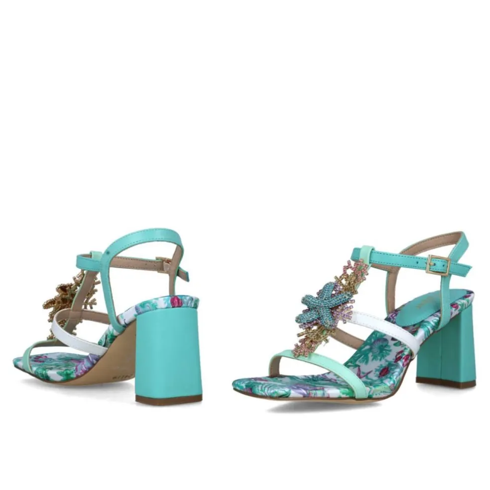 Sandali donna “Menbur” 24119 Collezione Primavera/Estate 2025 – Turchese