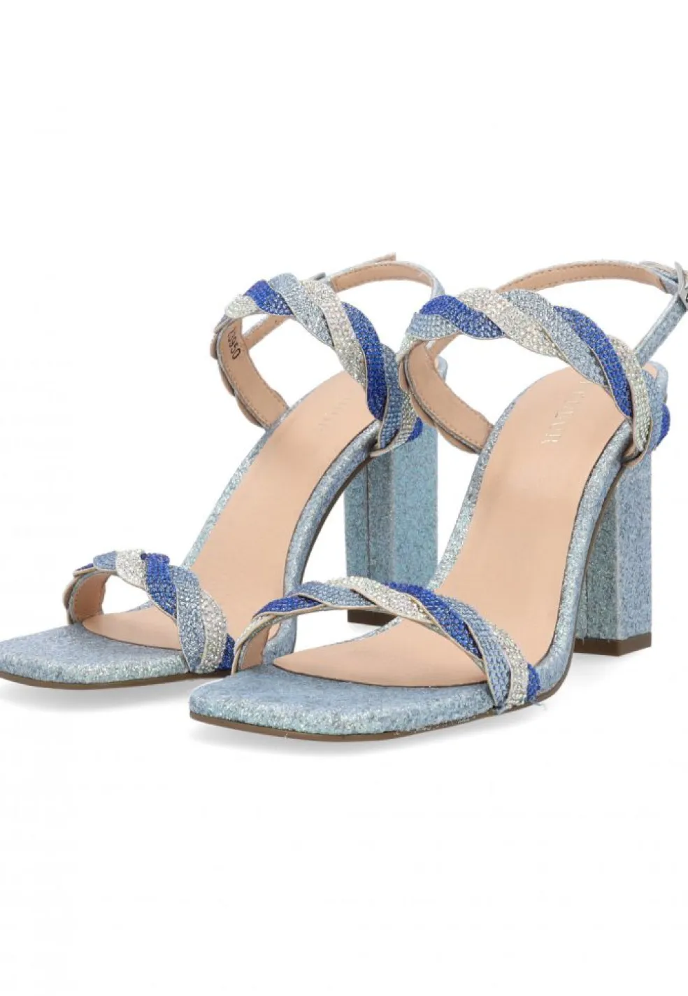 Sandali donna “Menbur” 23950 Collezione Primavera /Estate 2025 – Argento/Oro/Blu