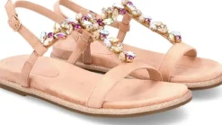 Sandali donna “Menbur” 24135 Collezione Primavera /Estate 2025 – Turchese/Nude/Fucsia