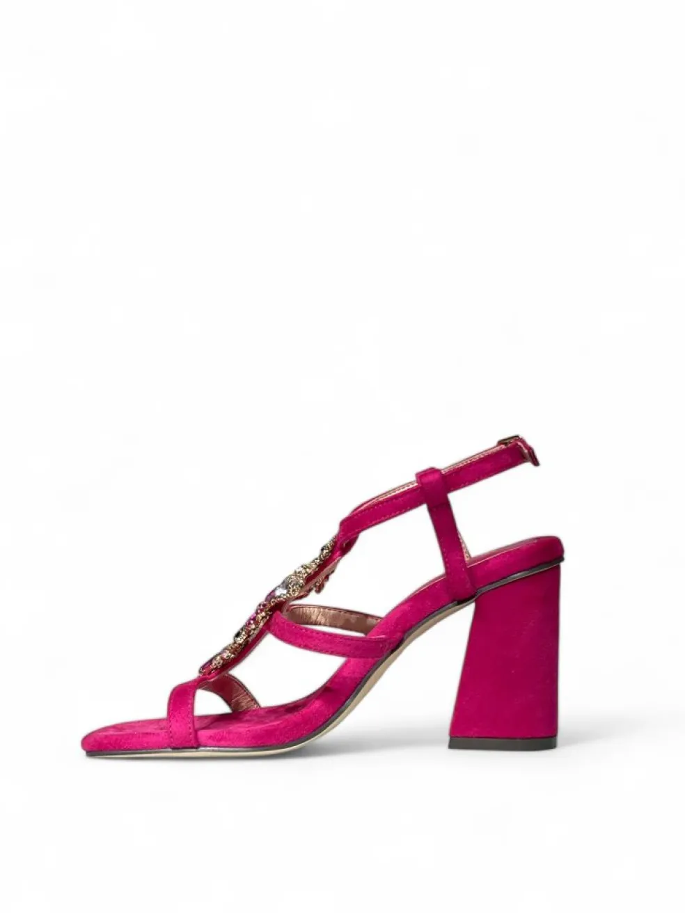 Sandali donna “Menbur” 24034 Collezione Primavera/Estate 2025 – Fucsia/Verde