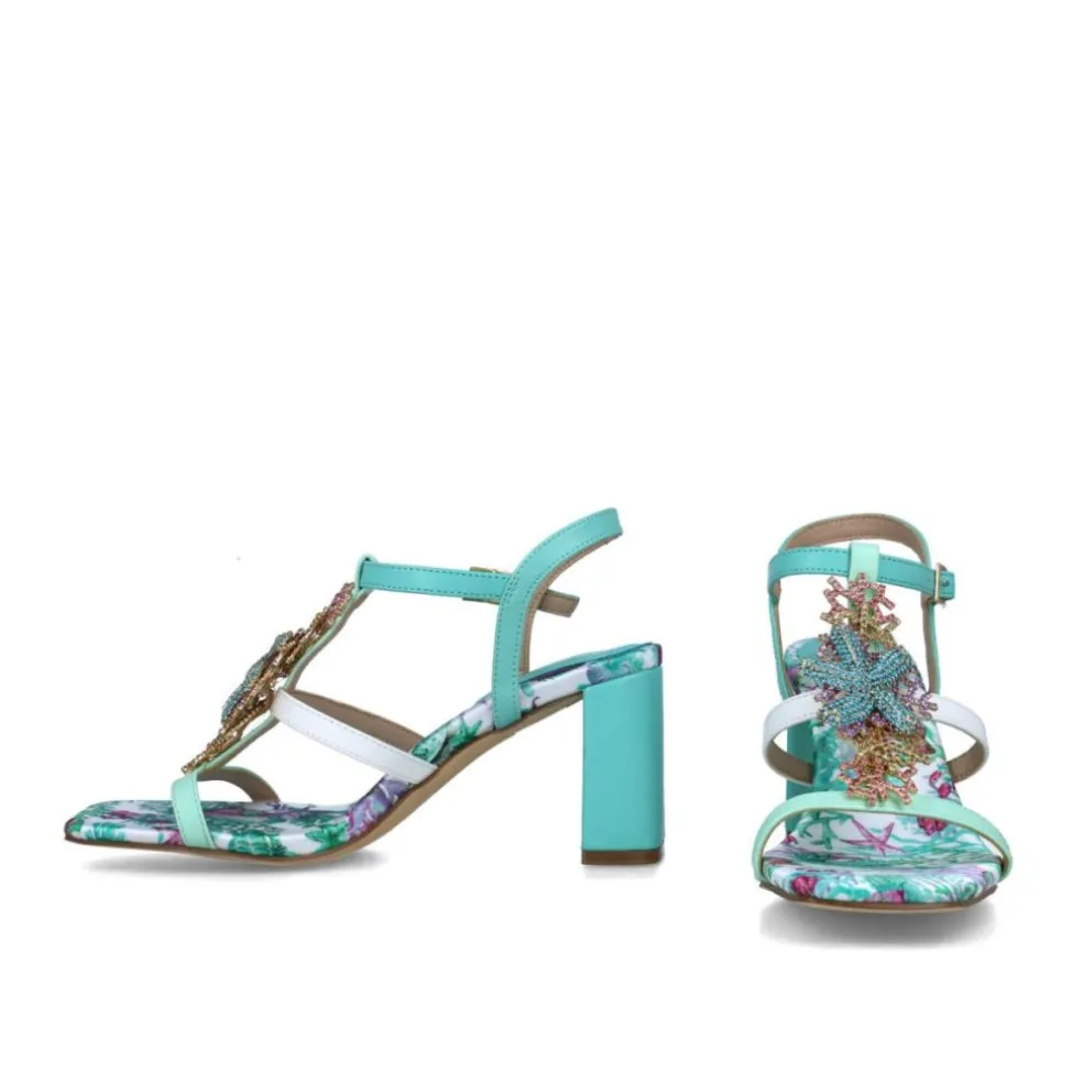 Sandali donna “Menbur” 24119 Collezione Primavera/Estate 2025 – Turchese