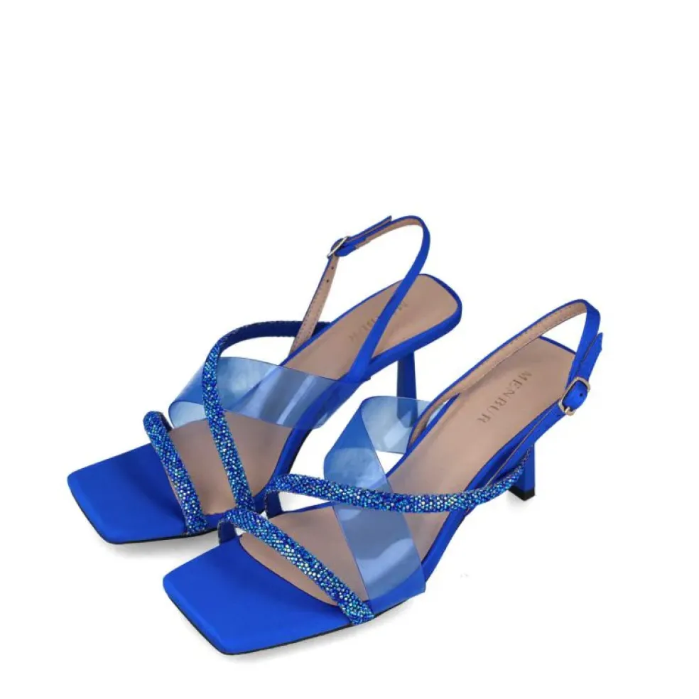 Sandali donna “Menbur” 23715 Collezione Primavera /Estate 2025 – Fucsia/Pesca/Verde lime/Blu
