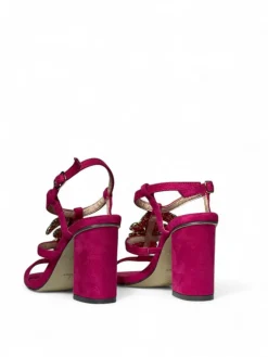 Sandali donna “Menbur” 24034 Collezione Primavera/Estate 2025 – Fucsia/Verde