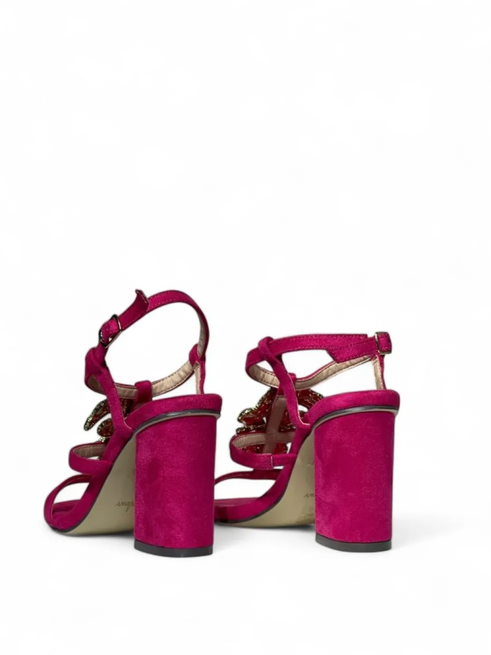 Sandali donna “Menbur” 24034 Collezione Primavera/Estate 2025 – Fucsia/Verde