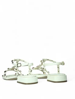 Sandali donna “Menbur” 24133 Collezione Primavera/Estate 2025 – Panna/Camel