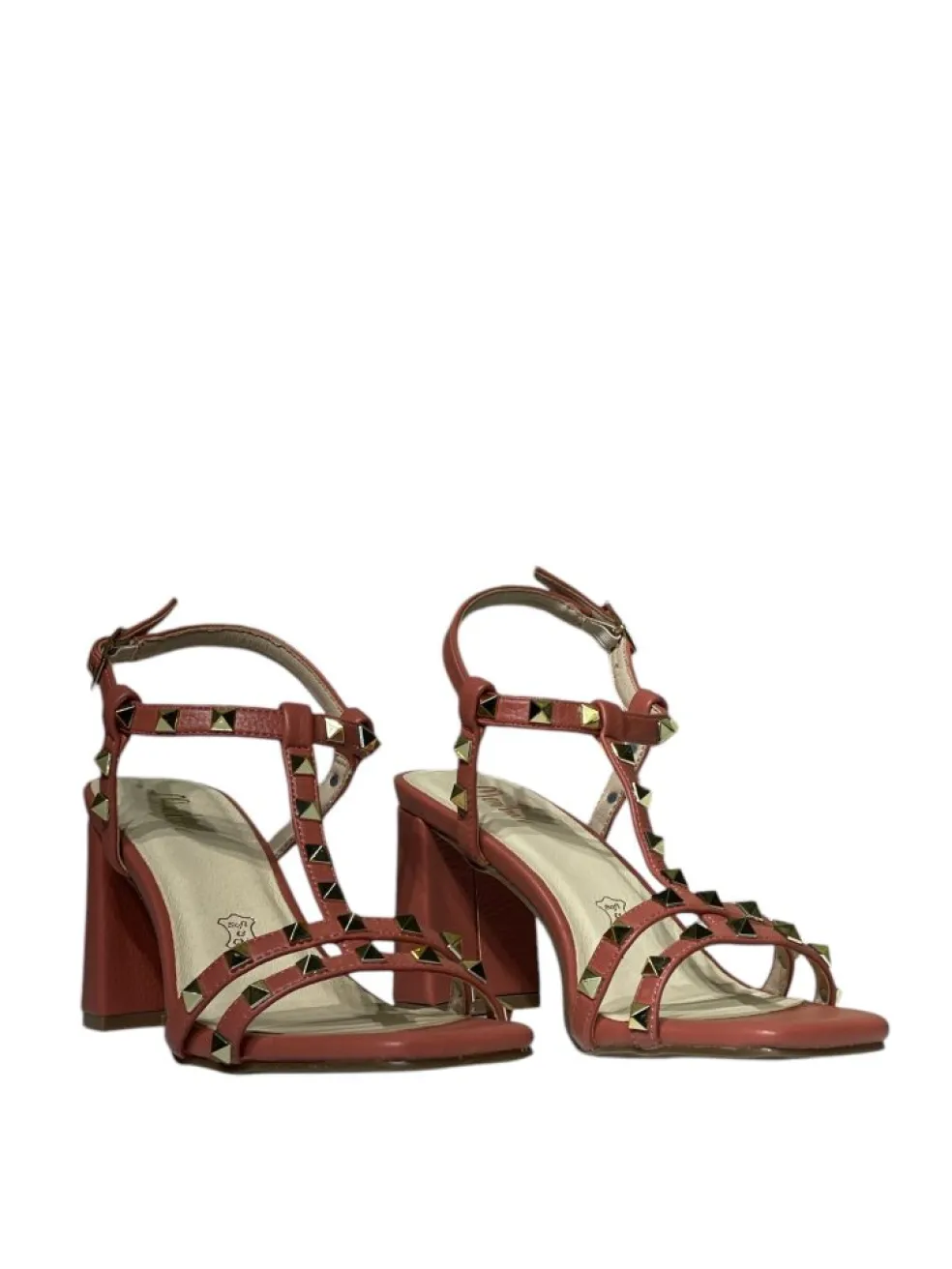 Sandali donna “Menbur” 23866 Collezione Primavera/Estate 2025 – Ruggine/Verde/Burro