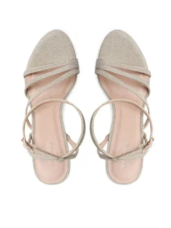 Sandali donna “Menbur” 24083 Collezione Primavera /Estate 2025 – Nero/Oro