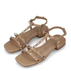 Sandali donna “Menbur” 24133 Collezione Primavera/Estate 2025 – Panna/Camel