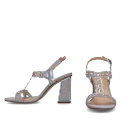 Sandali donna “Menbur” 23658 Collezione Primavera/Estate 2025 – Argento/Oro/Oro Rosa