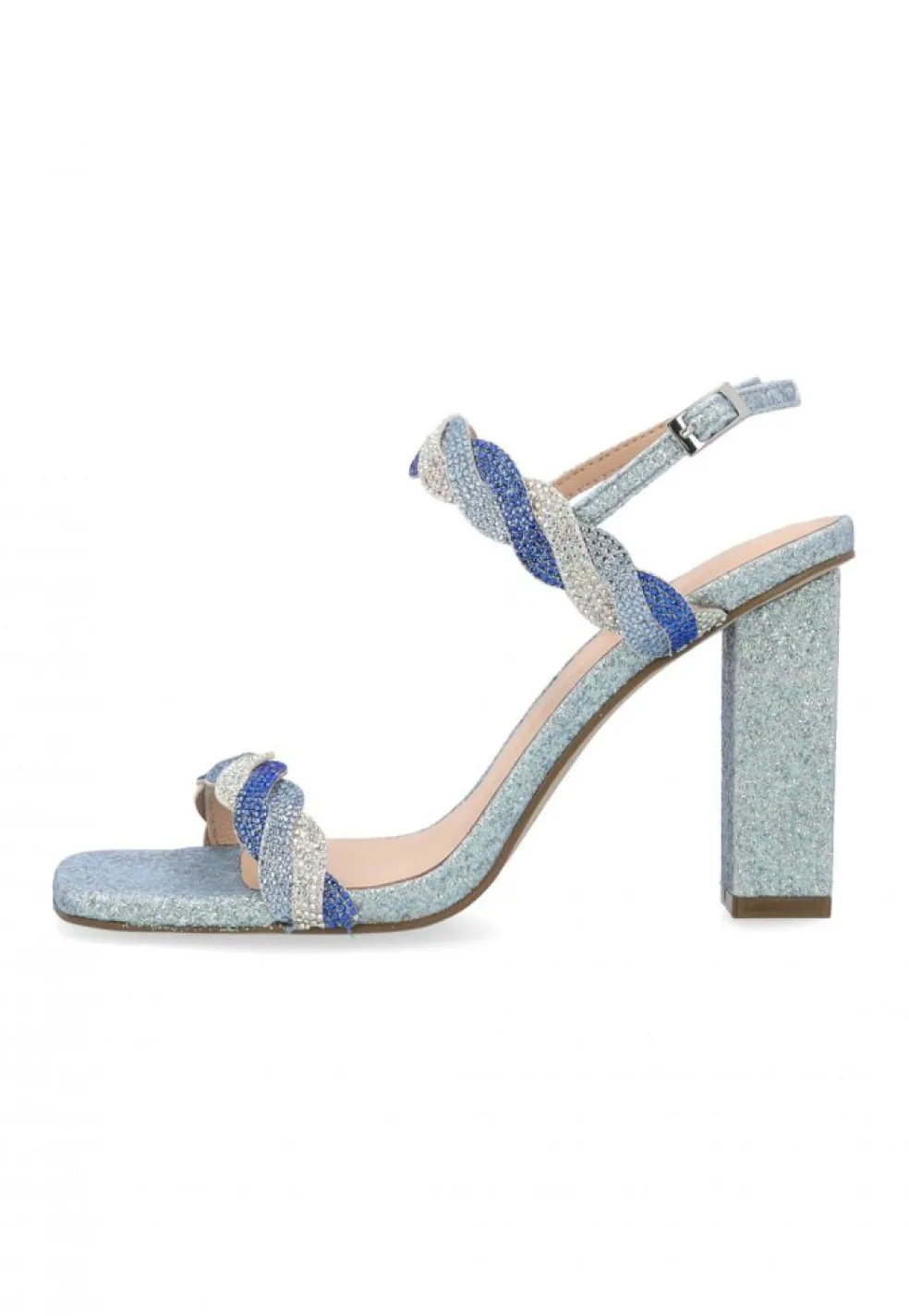 Sandali donna “Menbur” 23950 Collezione Primavera /Estate 2025 – Argento/Oro/Blu