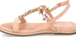 Sandali donna “Menbur” 24135 Collezione Primavera /Estate 2025 – Turchese/Nude/Fucsia
