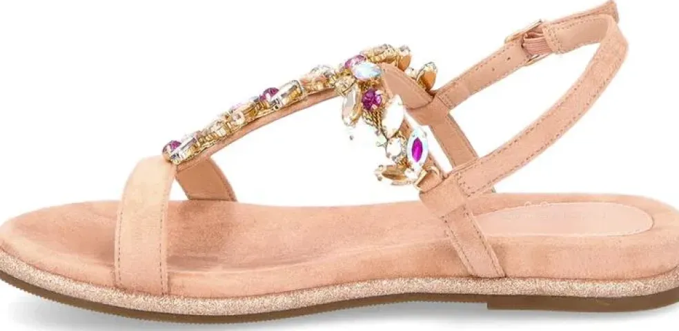 Sandali donna “Menbur” 24135 Collezione Primavera /Estate 2025 – Turchese/Nude/Fucsia