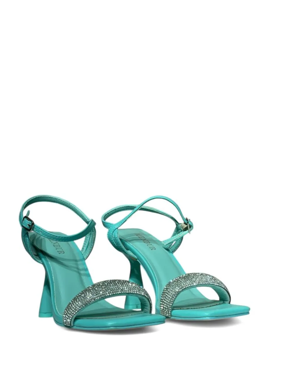 Sandali donna “Menbur” 23796 Collezione Primavera/Estate 2025 – Lime/Turchese/Mango