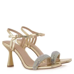 Sandali donna “Menbur” 23796/800 Collezione Primavera/Estate 2025 – Bianco/Oro/Argento