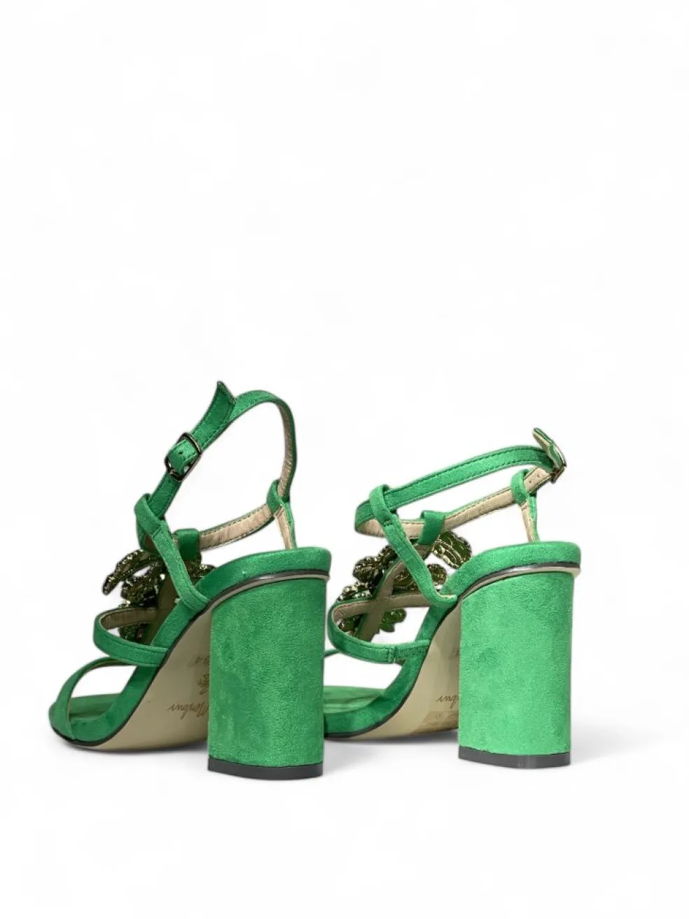 Sandali donna “Menbur” 24034 Collezione Primavera/Estate 2025 – Fucsia/Verde