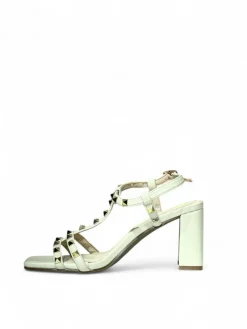 Sandali donna “Menbur” 23866 Collezione Primavera/Estate 2025 – Ruggine/Verde/Burro