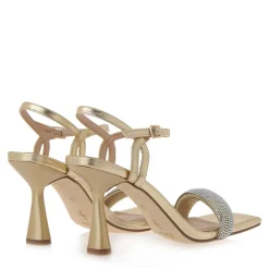 Sandali donna “Menbur” 23796/800 Collezione Primavera/Estate 2025 – Bianco/Oro/Argento