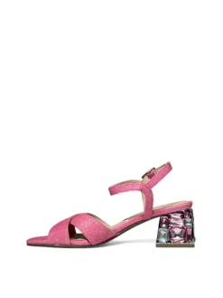 Sandali donna “Menbur” 23655 Collezione Primavera/Estate 2025 – Lilla/Pesca/Fucsia/Giallo Paglierino
