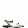 Sandali donna “Patrizia Pepe” PPJ292 Collezione Primavera /Estate 2025 – Bianco e argento/Bianco e cipria