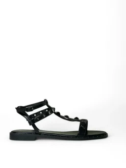 Sandali donna “Patrizia Pepe” PPJ294 Collezione Primavera /Estate 2025 – Cuoio/Nero/Bianco