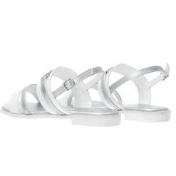 Sandali donna “Patrizia Pepe” PPJ291 Collezione Primavera /Estate 2025 – Bianco e argento