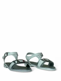 Sandali donna “Patrizia Pepe” PPJ292 Collezione Primavera /Estate 2025 – Bianco e argento/Bianco e cipria