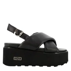 Sandali zeppa donna “Cult” CLW426400/401 Collezione Primavera/Estate 2025 – Nero/Bianco