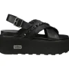Sandali zeppa donna “Cult” CLW426300 Collezione Primavera/Estate 2025 – Nero