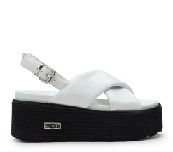 Sandali zeppa donna “Cult” CLW426400/401 Collezione Primavera/Estate 2025 – Nero/Bianco