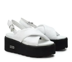 Sandali zeppa donna “Cult” CLW426400/401 Collezione Primavera/Estate 2025 – Nero/Bianco