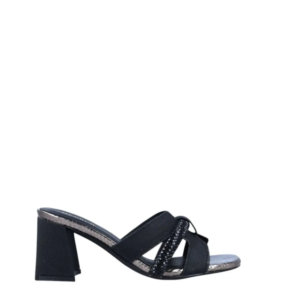 Scalzati donna “Menbur” 25184 Collezione Primavera/Estate 2025 – Nero/Argento
