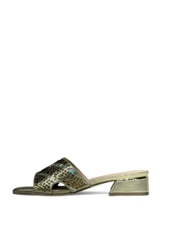 Scalzati donna “Menbur” 24159 Collezione Primavera/Estate 2025 – Oro/Nero/Argento