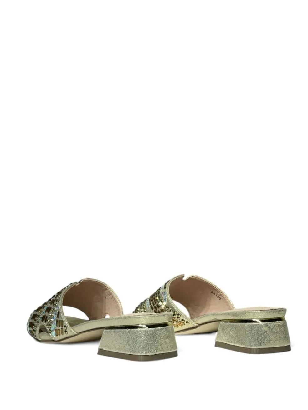 Scalzati donna “Menbur” 24159 Collezione Primavera/Estate 2025 – Oro/Nero/Argento